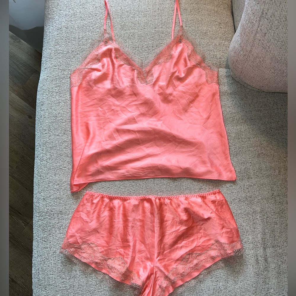 Victoria’s Secret Lace Trim Cami Set